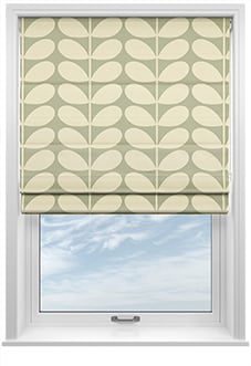 Orla Kiely Jumbo Solid Stem, Pebble - Twist&Fit Roman Blind